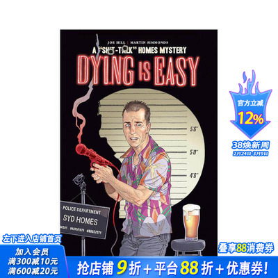 【预售】死亡很简单 Dying Is Easy 原版英文漫画书 纽约时报书作家 悬疑推理图像小说 正版进口书