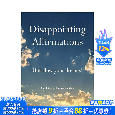 【预售】IG高人气账号：失望的肯定 Disappointing Affirmations: Unfollow your dreams! 原版英文生活综合 正版进口书