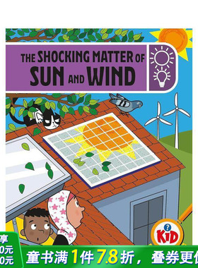 【预售】儿童侦探：太阳与风的惊人事件 Kid Detectives: The Shocking Matter of Sun and Wind 英文儿童插画科普绘本 进口童书