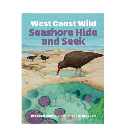 【现货】西海岸野生海滨躲猫猫 West Coast Wild Seashore Hide and Seek 纸板书 英文儿童插画科普绘本 进口童书