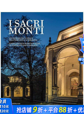 【预售】圣山群：皮埃蒙特与伦巴第的圣山 The Sacri Monti : Of Piedmont and Lombardy 原版英文建筑设计 正版进口书