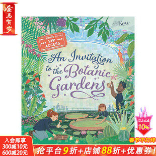 【预售】植物园之邀 An Invitation to the Botanic Gardens 英文儿童插画科普故事绘本 进口童书