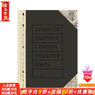 【现货】查尔斯·布茨社会评估调查:伦敦贫困人扣分布图 Charles Booth’s London Poverty Maps 原版英文社会科学 正版进口书