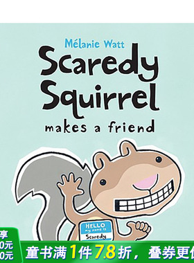 【现货】Scaredy Squirrel Makes a Friend，胆小的松鼠交了一个朋友 英文原版儿童绘本 3-6岁 情绪管理 亲子英语阅读