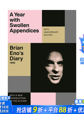 【预售】英文原版 布莱恩·伊诺的日记 A Year with Swollen Appendices: Brian Eno’s Diary 音乐 正版进口书籍 善优图书
