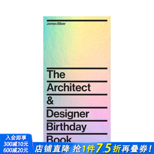 英文综合设计 进口书 Architect Birthday Book Designer 建筑师及设计师轶事履历 and 正版 原版 预售