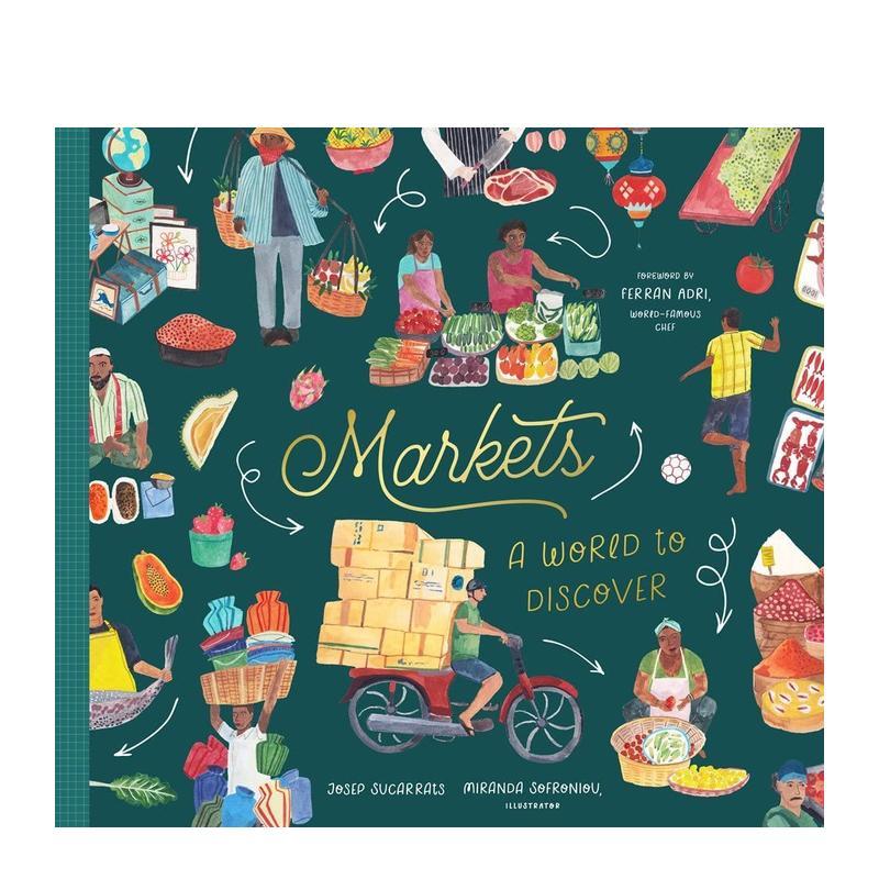 【现货】市场：探索世界 Markets : A World to Discover 英文儿童插画故事绘本 进口童书