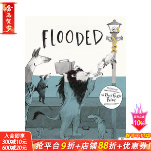 【预售】【2023克劳斯·佛兰科奖】插画师Mariajo Ilustrajo：淹没 Flooded 英文精装插画绘本 克服困难故事 3岁+进口儿童图书