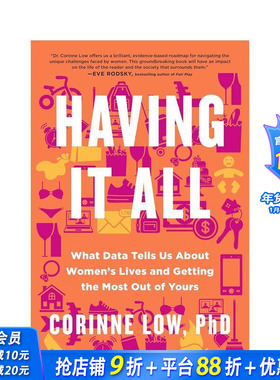 【预售】拥有一切：数据揭示女性生活真相及充分利用人生的方法 Having It All 原版英文社会科学 正版进口书