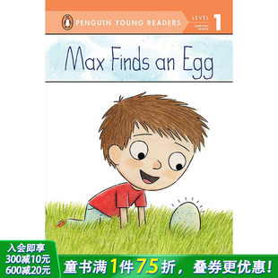 Blevins 儿童章节书 Finds 马克斯找到了一个蛋 英文原版 Egg Max Wiley 图书籍进口正版 预售