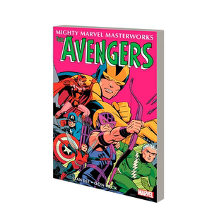 我们之中有歌利亚 Masterworks 预售 复仇者联盟3 Walks Goliath英文漫画进口书 Mighty 漫威 Avengers The Marvel Among