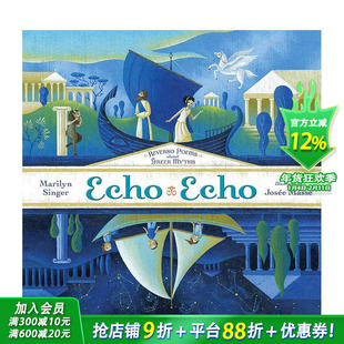 【预售】英文原版 女神Echo:关于希腊神话的翻转诗歌 Reverso Poems About Greek Myths 儿童英语绘本 进口童书 善优图书