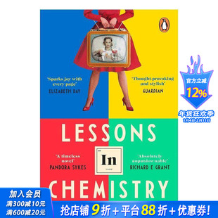 【预售】【2023英国图书奖年度作者&短名单】化学课 Lessons in Chemistry 英文小说 正版进口书