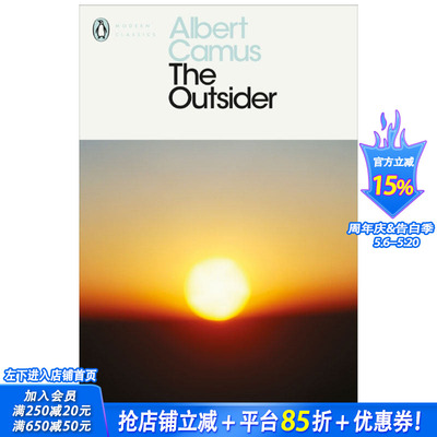 【预售】The Outsider，局外人 Camus 加缪 经典现代文学 英文原版