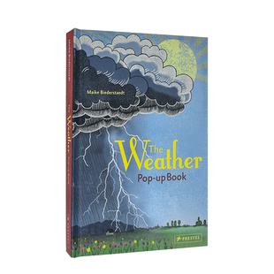【现货】天气The Weather 立体Pop-up Book 6岁以上自然科普趣味绘本 送礼佳品 Maike Biederstadt英文儿童插画绘本书