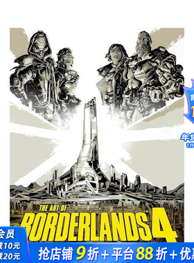 【预售】无主之地4 游戏设定集 The Art of Borderlands 4 原版英文艺术插画原画设定集 正版进口书