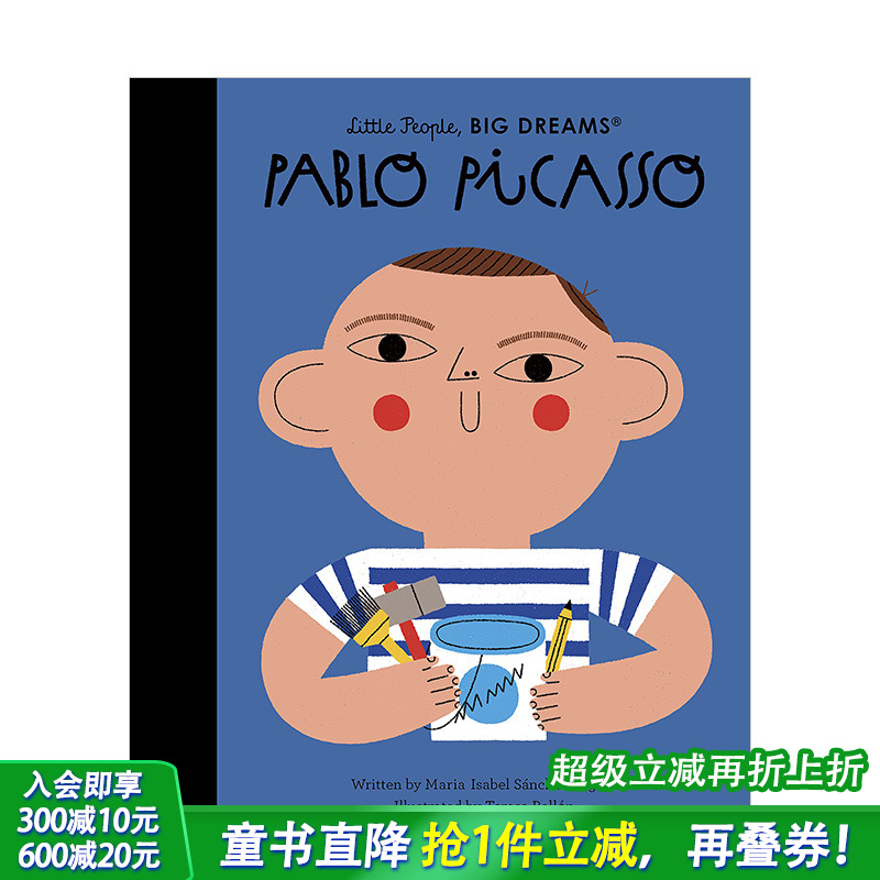 【现货】【小人物大梦想】毕加索Pablo Picasso 艺术家 英文儿童绘本 6-10岁 英语阅读学习 人物传记 名人励志故事 正版进口书