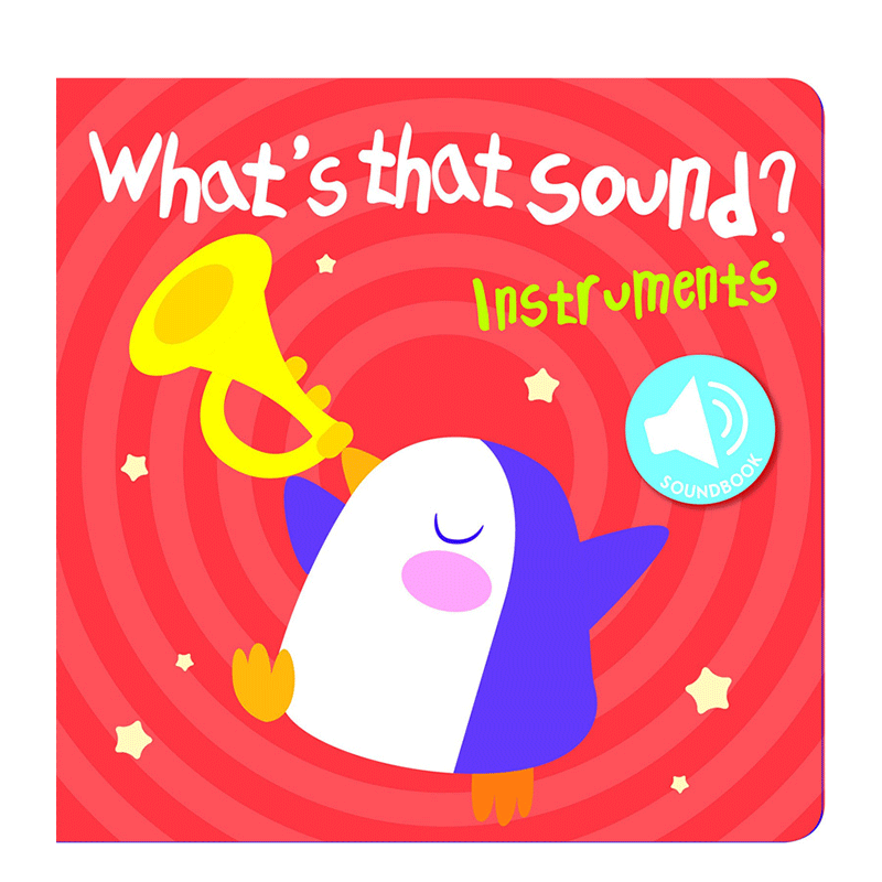 【预售包邮】【有声书】英文原版 那是什么声音？器材 What'S That Sound? Instruments 儿童趣味互动游戏书 英语早教 认知启蒙