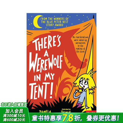 【预售】【伊兹和朋友们】6帐篷里的狼人Izzy and Friends:There's a Werewolf In My Tent!英文儿童桥梁章节故事书 英语拓展阅读