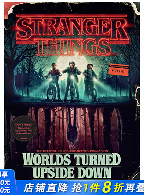 【预售】怪奇物语Stranger Things官方幕后集锦设定资料集 NETFLIX网飞 奇幻科幻惊悚美剧 英文原版 影视艺术画册画集