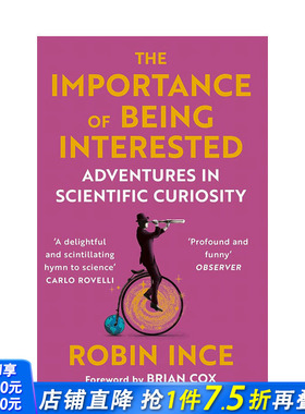 【现货】英文原版 感兴趣的重要性：科学好奇心的冒险 The Importance of Being Interested 社会科学 正版进口图书画册