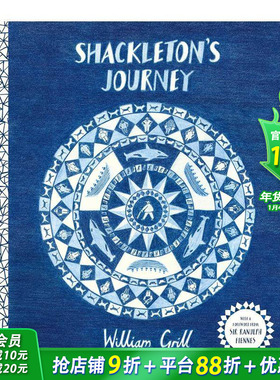【现货】极地重生（10周年纪念版） 纽约时报十佳绘本 凯特·格林纳威奖 Shackleton's Journey 英文儿童插画故事绘本 进口童书