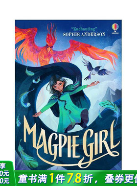 【预售】喜鹊女孩 【Rowan Foxwood】Magpie Girl 英文小说故事 英语拓展阅读进口书 奇幻冒险文学
