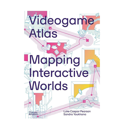 【预售】英文原版 从这里出发！绘制你的电子交互世界Videogame Atlas 数字媒体设计 正版进口图书画册 善优图书