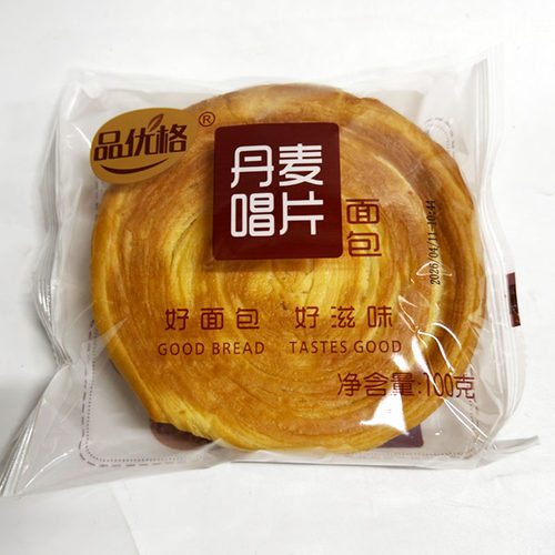 品优格丹麦唱片面包100g袋装