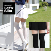 Let‘s Slim防晒冰感过膝袜女运动丝袜高尔夫弹力防滑塑形袜