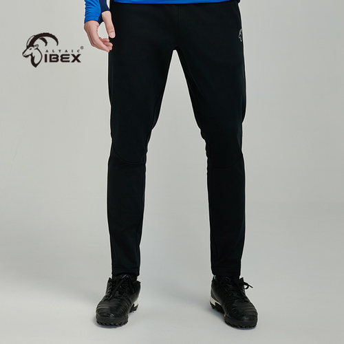 岩羚AltaicIbex裤子男女秋冬款加绒休闲运动长裤收口简约卫裤跑步