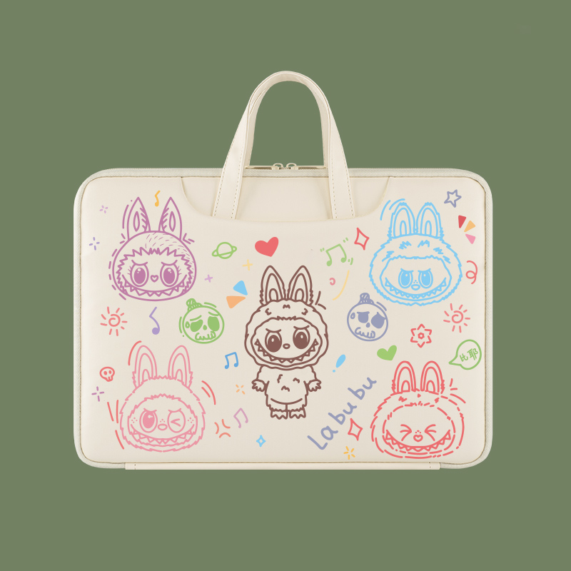 卡通拉布布电脑包防水防摔出行