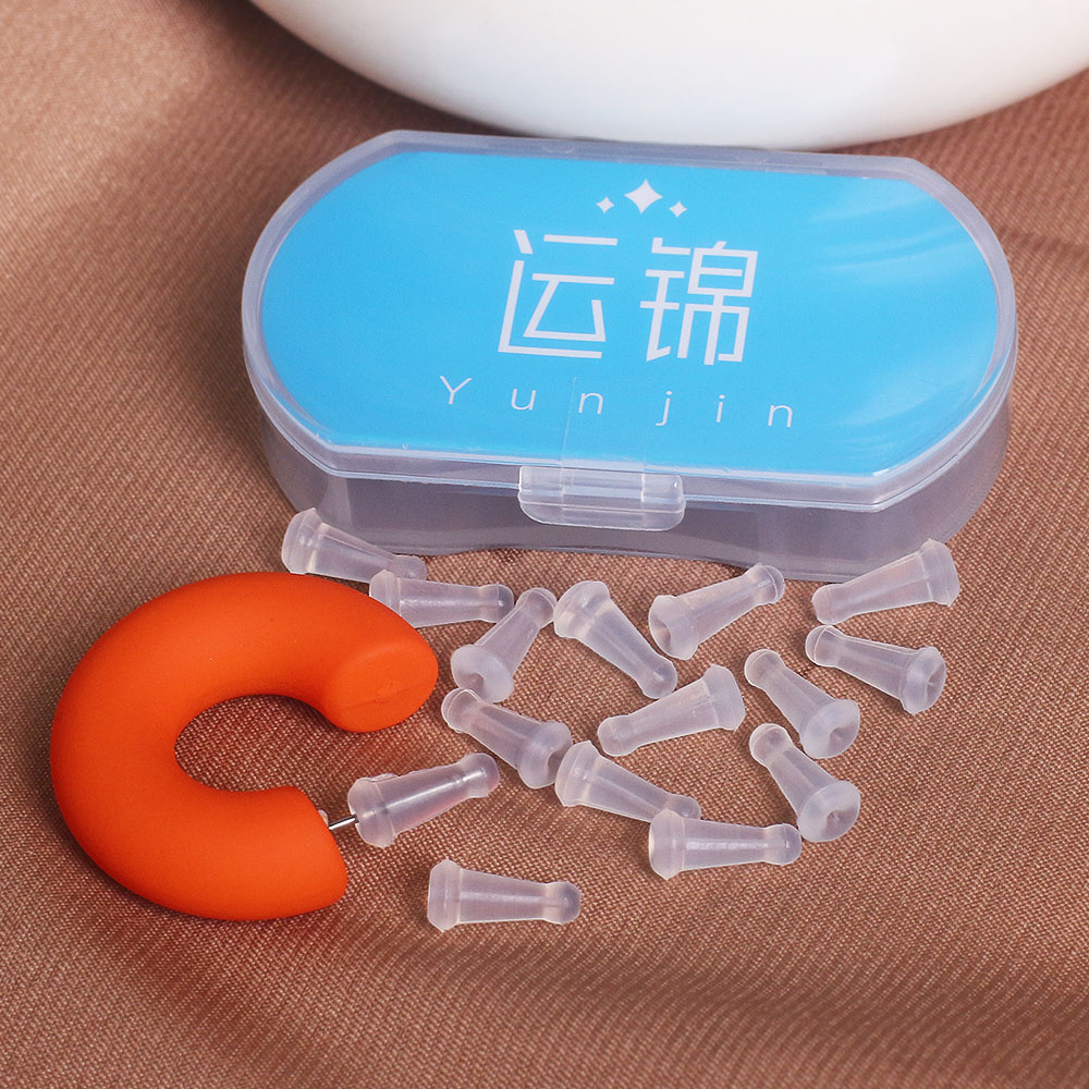 硅胶耳堵防掉耳钉后塞防扎耳堵
