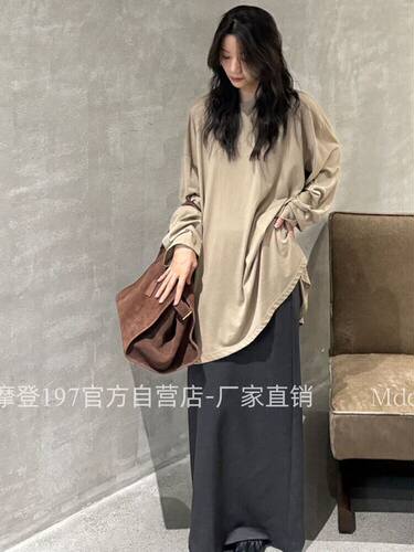 薄款T恤涤纶女休闲长袖