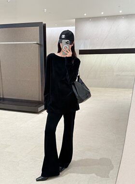 摩登197秋季女显瘦两件套