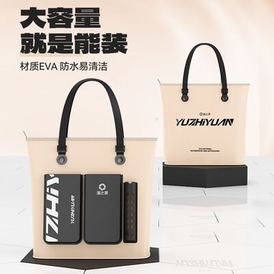 渔之源可折叠钓鱼桶打水桶赶海桶野钓新款手提包耐用大容量多功能