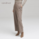 修身 休闲时尚 女士百搭流行高级 新款 沙涓Sandriver梭织羊绒直筒裤