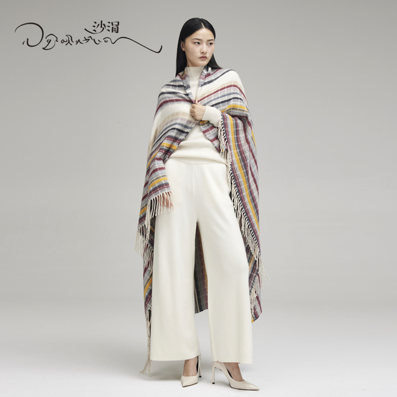 披肩保暖围巾sandriver时尚百搭