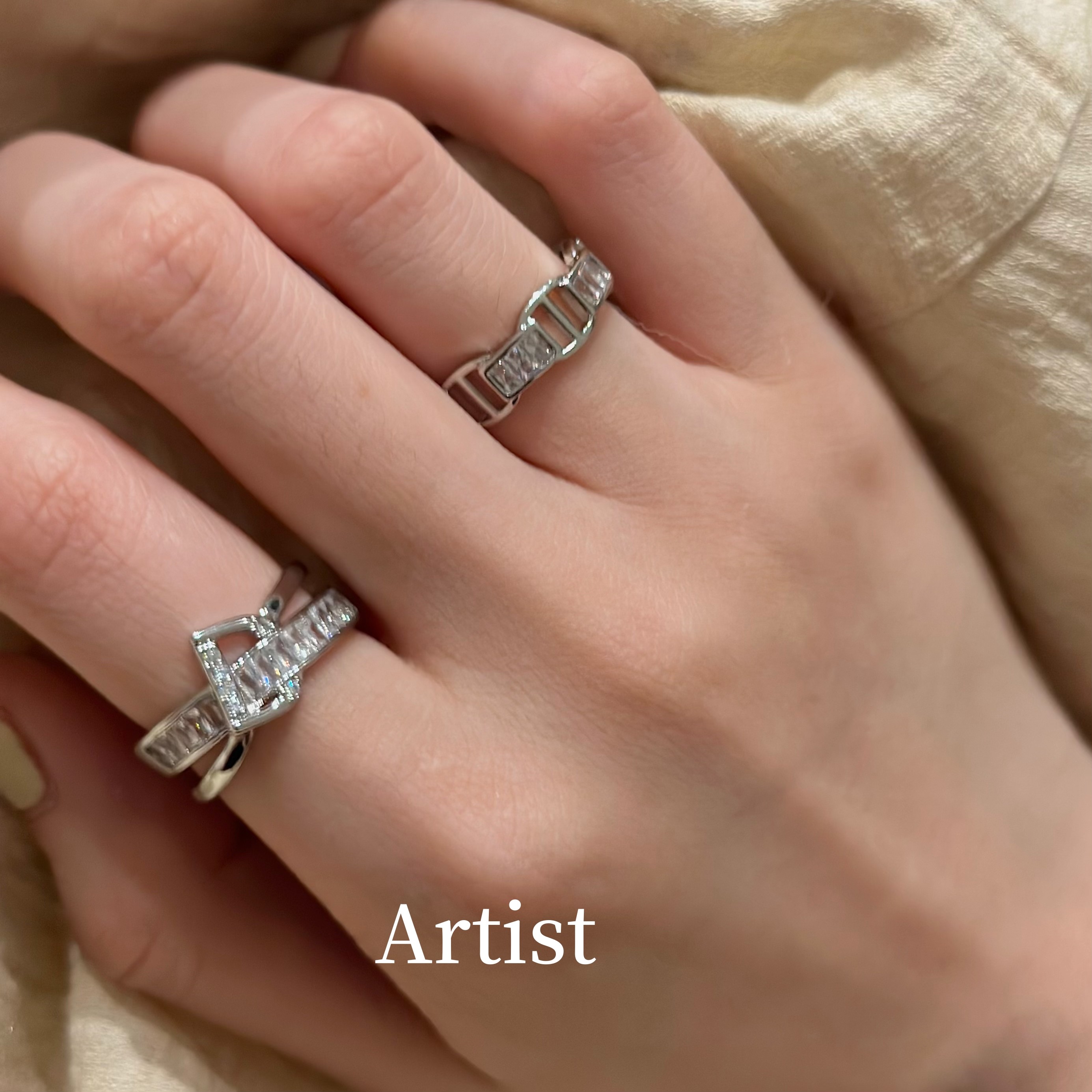 小众设计高级感错石戒指女ins