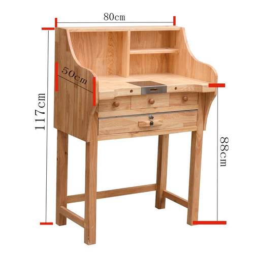 打金工作台 微镶台执模台维修敲打沙比利实木工作台 功夫桌