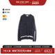 中古Hermes爱马仕男A级95新knit针织羊毛上衣蓝色正品 BRANDOFF