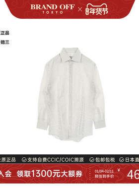 中古Hermes爱马仕女S级99新tops上衣棉上衣白色