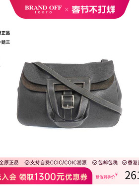 中古Hermes爱马仕女包B级9新2way shoulder bag2way斜挎包斜挎包