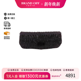 中古Prada普拉达女包A级95新Clutch bag手拿包牛皮手拿包黑色