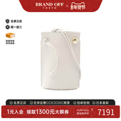 中古Loewe罗意威女包S级99新shoulder bag斜挎包牛皮单肩包灰色