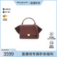 中古Celine赛琳女包B级9新Handbag手包牛皮手提包红色正品 时尚