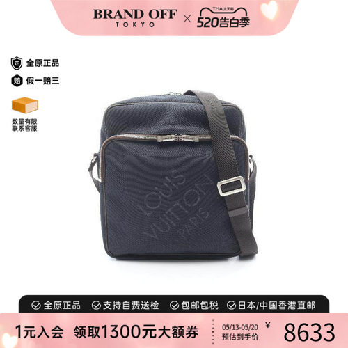 中古LV路易威登斜挎包メンズ帆布