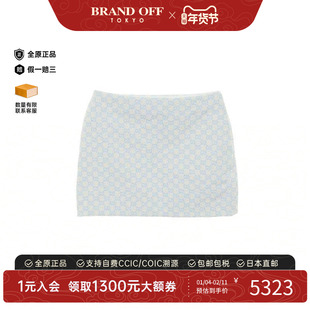 中古Gucci古驰女S级99新skirt裙子棉裙子白色