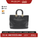 时尚 中古Fendi芬迪女包B级9新tote bag托特包牛皮托特包黑色正品