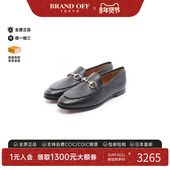 中古Gucci古驰女S级99新loafers乐福鞋 牛皮鞋 黑色